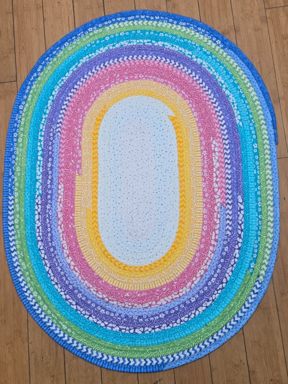 Quilted Rug Handmade Christmas Gift for Birthday Present Idea for Dorm Decor